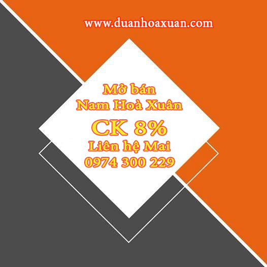 Bán 2 Block mới nam hoà xuân B2.151, B2.152
